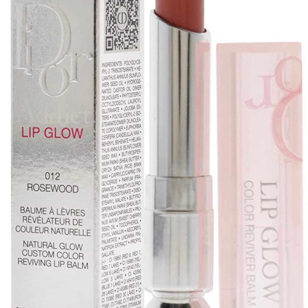 DIOR ADDICT 012 ROSEWOOD LIP GLOW - Picture 2 of 9